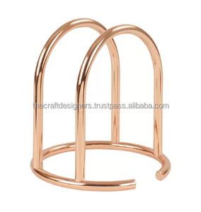 Porte-mouchoirs décoratif pour ustensiles de cuisine Vente en gros Porte-mouchoirs Porte-serviettes multifonctionnel Plaqué or rose fini - Product Image 2