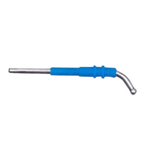 PROMOTION Spéciale Sonde chirurgicale professionnelle à électrode sphérique incurvée en acier inoxydable, instrument d'hémostase manuel à poignée bleue réutilisable - Product Image 2
