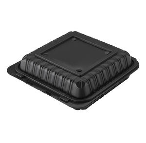 Boîte à lunch en acier inoxydable avec charnières, 9 pouces, noire, sans BPA, certifiée FDA - Product Image 4