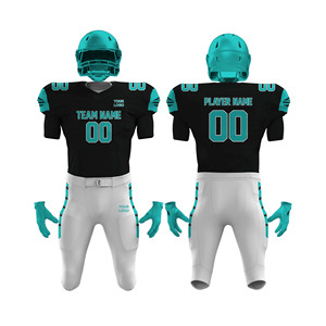 Uniformes de Fútbol Americano Personalizados al por Mayor, Conjuntos de Uniformes de Práctica y Juego de Color Sólido para Equipos, para Adultos, Uso Deportivo, Manga Corta - Product Image 4