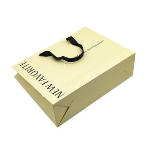 Custom Logo Elegant Recycled Art Paper Shopping <b>Bags</b> with Digital Printing for Boutique Brands - Product Image 2