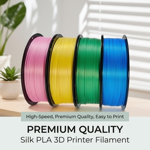 High Speed Silk <b>PLA</b> 3D Printer Filament 1.75mm 1kg Roll Tangle Free Precise Dimensional Accuracy 0.02mm 220C Premium 3D - Product Image 1