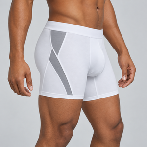 Caleçons de sport pour hommes en coton tricoté et élasthanne, taille mi-haute, écologiques, séchage rapide, confortables, haute qualité - Prix de gros - Product Image 5