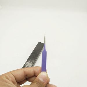 Pinzas rectas superfinas con logotipo personalizado, extensiones de pestañas, herramienta de belleza antibacteriana de acero inoxidable con recubrimiento en polvo, sostenible - Product Image 6