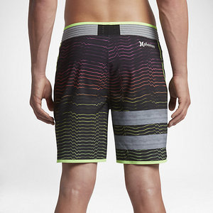 Trendy <b>Men's</b> Gradient Stripe Board Shorts Quick Dry Beach Surf Swim <b>Trunks</b> <b>Men</b>’s Formal Polyester Shorts - Product Image 2