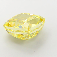Diamante Amarillo Intenso de Corte Cojín Cultivado en Laboratorio, Certificado IGI, Corte Excelente, Piedra Suelta para Joyería Fina