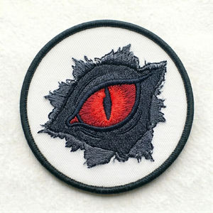 Patch thermocollant « Red Flame Fist » en gros, appliques brodées personnalisées pour motards, pour vêtements, patchs à coudre en vrac, qualité 100 % - Product Image 4