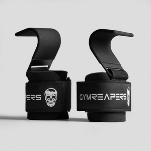 Weight Lifting rubber grip Hooks Non-slip Deadlift wrist Straps palm support <b>Gloves</b> Pull Up gym fitness training session workout - Product Image 3
