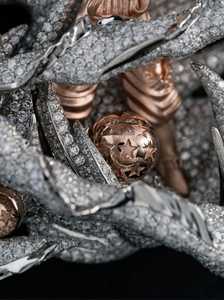 Colgante de lujo Dvars Diamond con diseño de animal, de plata 925, con moissanita personalizada, engaste de garra, chapado en oro de 18K, estilo Hiphop y diseño de dibujos animados - Product Image 2