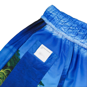 Shorts de Baño para Hombre de Secado Rápido con Estampado Floral, Ropa de Playa hasta la Rodilla, Ligeros, Transpirables, Resistentes al Agua, Tejido, Corte Veraniego - Product Image 6
