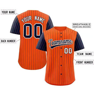 Men <b>Baseball</b> Uniform Wholesale 30 Teams Stitched Embroidery Ready to Ship Custom American <b>Baseball</b> Jersey Shirts - Product Image 2