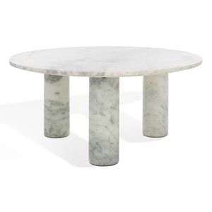 Modern Round Marble Coffee <b>Table</b> With Ball <b>Legs</b> Living Room Furniture Trending Round Onyx Coffee <b>Table</b> Luxury Natural Stone - Product Image 3