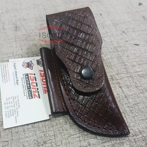 Top - Grade Cowhide Sheath, Hunting and Fixed Knife Leather Pouch, Outdoor Knife <b>Storage</b> Sheath EMHTiii Leather Knife Sheath - Product Image 3