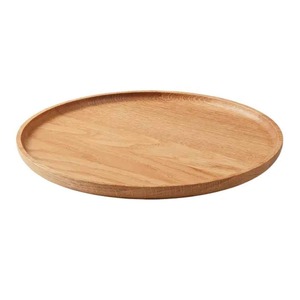 Ensemble d'assiettes à dîner en bois faites à la main, en teck naturel, pour la présentation des aliments, hôtel, restaurant, vaisselle de table - Product Image 4