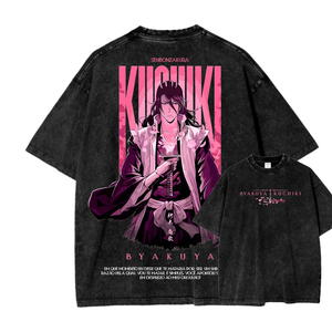T-shirt Streetwear en Coton Imprimé Personnalisé Motif Poisson Japonais Coupe Ample Oversize Fabricant - Product Image 2