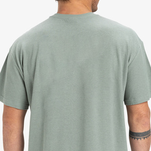 เสื้อยืดคอกลมแขนสั้นผู้ชายผ้าฝ้ายแท้ 100% แบบ OEM สั่งทำพิเศษ สีทูโทนด้านหน้า ระบายอากาศได้ดี แห้งเร็ว ทรงปกติ เหมาะสำหรับออกกำลังกาย - Product Image 5