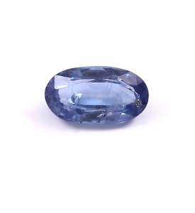 Zafiro azul natural, zafiro azul ovalado de las minas de Ceilán, zafiro azul de Sri Lanka. 8.20X4.50MM. - Product Image 1