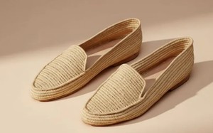 รองเท้าแตะราฟเฟียโมร็อกโกทำมือ |   รองเท้าแต่งงานวีแกนสำหรับผู้หญิง - Product Image 2