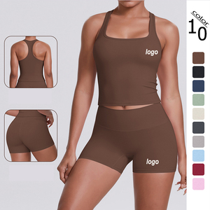 Ensemble de yoga pour femmes de qualité supérieure, soutien-gorge de sport sans couture et leggings, vêtements de fitness pour l'entraînement - Product Image 6