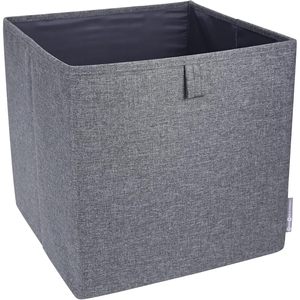 MA59G Foldable Cube Storage <b>Box</b> Spacious <b>Canvas</b> Wardrobe Organiser for Home and Office for Clothing and Other Items - Product Image 1