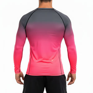 Camiseta de Manga Larga Unisex para Surf y Natación, Protección UV de Secado Rápido, para BJJ, MMA, Jiu Jitsu, Entrenamiento de Grappling - Product Image 2