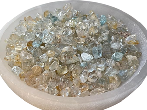 Figurines en cristal de topaze citron gravées, 3-5 mm, thème ange, pierre de guérison, vente en gros, décoration maison et fêtes, Gujarat AMAYRA - Product Image 6