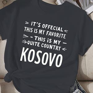 Camiseta cómoda de mujer country KOSOVO - Product Image 1