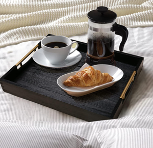 Plateau décoratif rond en bois rustique naturel, plat de service artisanal en bois, pièce unique, finition naturelle, plateaux ronds en bois - Product Image 6