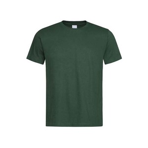 T-shirts pour hommes en coton polyester coupe classique couleur blanche manches courtes - Product Image 4