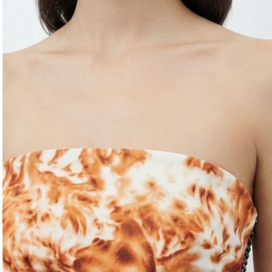 Vestido ajustado de cuero estampado para mujer, ropa de moda femenina, vestido de cuero estampado, minivestido de cuero estampado para damas - Product Image 4