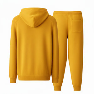 Ensemble de survêtement décontracté pour homme en polaire brodé, effet délavé, chaud, imperméable, respirant et extensible dans les quatre sens - Product Image 2