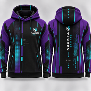 Sudadera con Capucha Super Hero Navista, Sublimada, Impresión 3D, Estilo Moderno, Unisex, Venta al Por Mayor, Cálida, con Logotipo, 100% Poliéster - Product Image 3