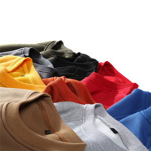 เสื้อสเวตเชิ้ตบุผ้าฝ้าย 100% คุณภาพพรีเมียมสำหรับผู้ชาย ป้องกันการหดตัว |   เสื้อสเวตเตอร์คอกลมผ้าฟลีซแบบเรียบง่าย สำหรับออกกำลังกายในเมือง หรือใส่ในยิม - Product Image 4