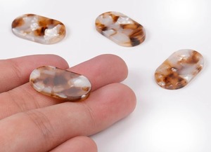 ต่างหูเรซิ่นลายดอกไม้สุดทันสมัย แรงบันดาลใจจากความรัก เหมาะสำหรับงานฝีมือและแฟชั่น - Product Image 2