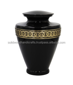 Urnas decorativas de latón para adultos, urnas hechas a mano para entierro de hombres y mujeres. - Product Image 5