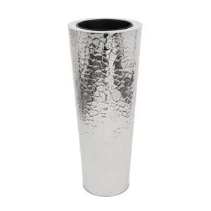 Vase à fleurs en aluminium de style moulé, finition dorée et design classique, pour la décoration de la maison et les mariages - Product Image 4