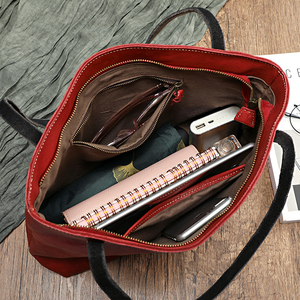 Nuevo Bolso de Mano de Cuero 100% Genuino para Mujer, Bolsos Tote - Product Image 6