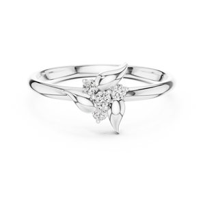 Bague Moissanite de mariée traditionnelle 10K Bagues en diamant en or jaune - Product Image 6
