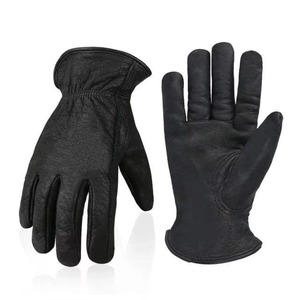 Leather Breathable Casual Driver <b>Gloves</b> Unlined Thermal Wrist Length Outdoor Use - Product Image 1
