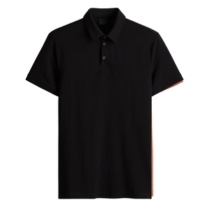 เสื้อโปโลแขนสั้นระดับไฮเอนด์สำหรับผู้ชายพร้อมโลโก้แบบกำหนดเอง – ทรงพอดีตัวสวมใส่สบายสำหรับลุคสบายๆ และสตรีทแวร์ - Product Image 1