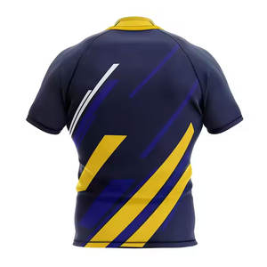 Maillot de rugby personnalisable en polyester 100 %, 320 g/m², respirant, avec logo brodé, durable, pour hommes, vente en gros - Product Image 3