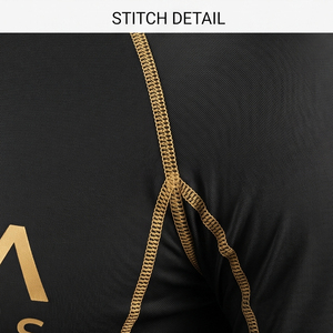 Custom Logo Unisex Short Sleeve <b>Compression</b> Rash Guard UPF 50+ Breathable Eco-Friendly Quick Dry Swim Surfing BJJ Grappling 100% - Product Image 6