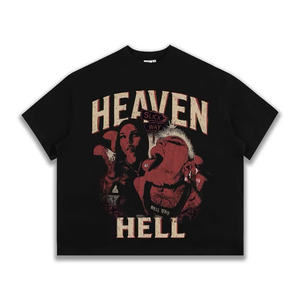 T-shirt unisexe écologique noir à imprimé animalier 100 % coton, coupe ajustée, impression numérique vierge, style tendance 2026 - Product Image 6