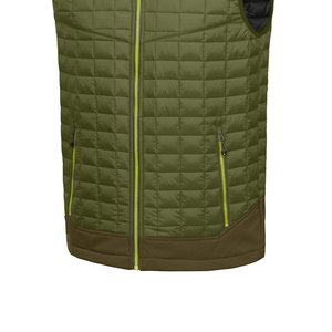 Gilet matelassé à capuche pour homme GENERSA SPORTS, col montant, couleur unie, fermeture éclair, coupe-vent, respirant, séchage rapide, décontracté, hiver - Product Image 5