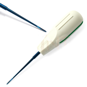 Ensemble de 8 élévateurs manuels luxateurs bleus en titane, certifiés CE, réutilisables, instruments chirurgicaux dentaires, kit d'élévateurs radiculaires - Product Image 3