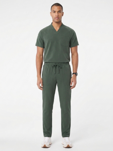 Tenue médicale unisexe en tissu polyester pour médecins, uniforme d'hôpital, combinaison d'infirmière, vêtements de travail professionnels en gros - Product Image 1