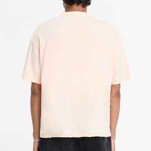 เสื้อยืดผู้ชายแบบพื้นฐาน 230 กรัม คอกลม แขนสั้น ทรงหลวม ผ้าฝ้าย สไตล์ลำลอง สตรีทแวร์ เสื้อยืดผู้ชายลำลอง - Product Image 2