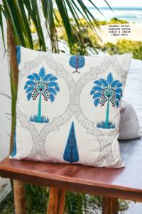 Vibrant Anokhi Print Decorative <b>Cushion</b> Covers Floral Printed Pillow Cover <b>Set</b> of 5 for <b>Sofa</b> Bedroom Living Room Home Decor <b>Sets</b> - Product Image 4