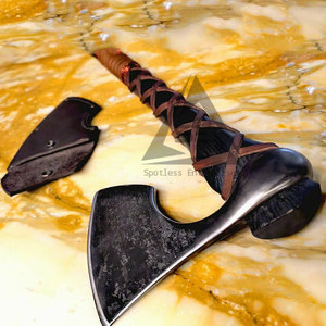 Premium Quality Durable Material Bearded <b>Axe</b> Carbon/Stainless Steel Blade Wood <b>Handle</b> for Cutting Woodworking 3-Year Warranty - Product Image 5