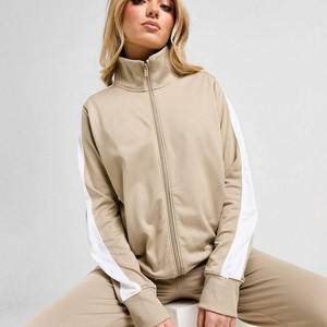 ชุดวอร์มผู้หญิงไซส์ใหญ่พร้อมโลโก้สั่งทำ ผ้าฝ้ายฟลีซ 100% แฟชั่นปี 2026 ชุดออกกำลังกายและเล่นกีฬา ซิปครึ่งตัว ชุดลำลองอุ่นสบาย - Product Image 3